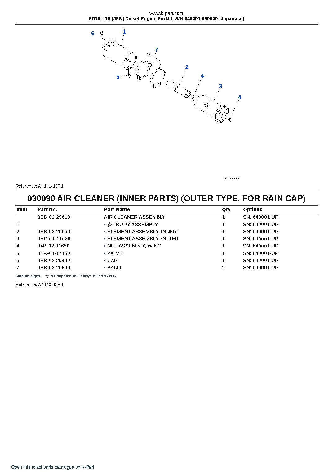FD10L-18 (JPN) Diesel Engine Forklift S/N 640001-650000 (Japanese) – sample page 9