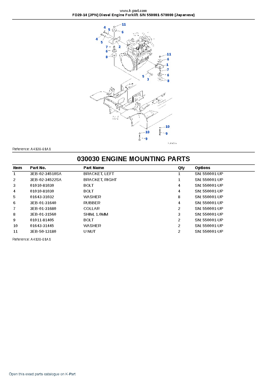 FD20-14 (JPN) Diesel Engine Forklift S/N 550001-570000 (Japanese) – sample page 3
