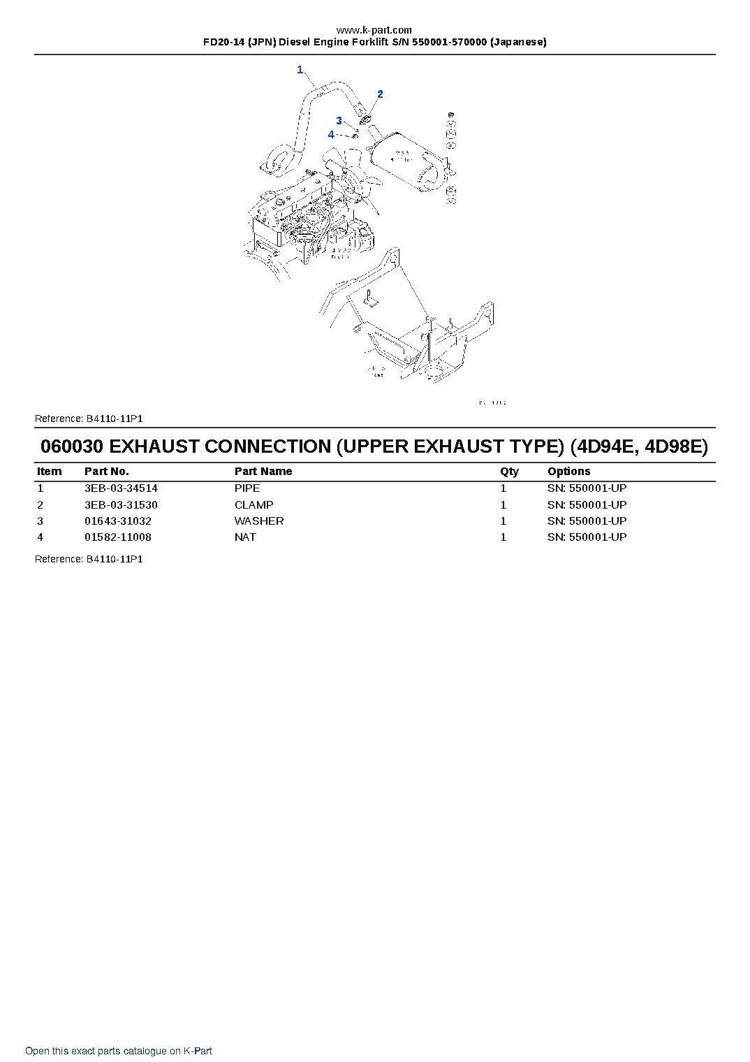 FD20-14 (JPN) Diesel Engine Forklift S/N 550001-570000 (Japanese) – sample page 7