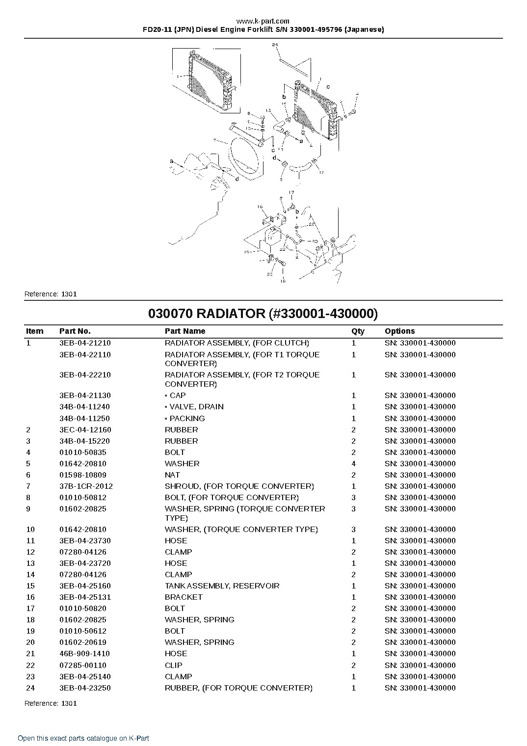 FD20-11 (JPN) Diesel Engine Forklift S/N 330001-495796 (Japanese) – sample page 10