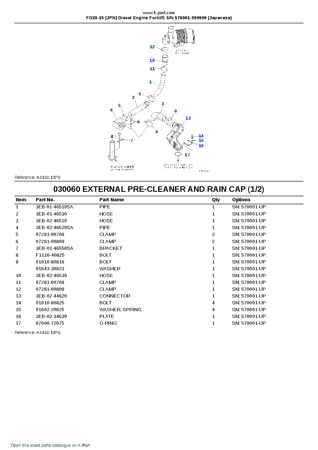 FD20-15 (JPN) Diesel Engine Forklift S/N 570001-599999 (Japanese) – sample page 6