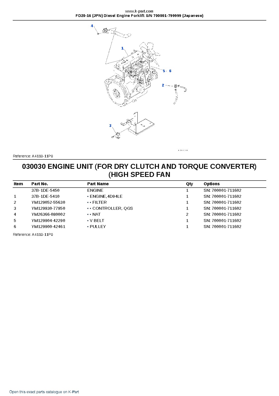 FD20-16 (JPN) Diesel Engine Forklift S/N 700001-799999 (Japanese) – sample page 3