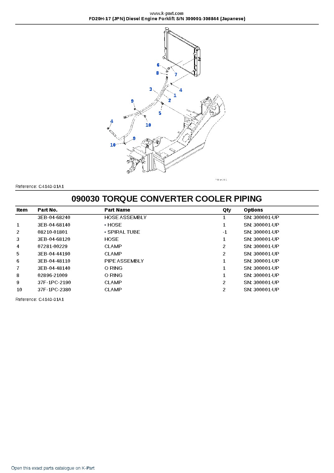 FD20H-17 (JPN) Diesel Engine Forklift S/N 300001-308844 (Japanese) – sample page 9