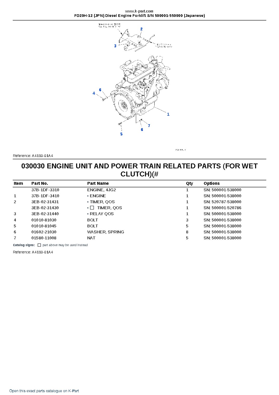 FD20H-12 (JPN) Diesel Engine Forklift S/N 500001-550000 (Japanese) – sample page 3