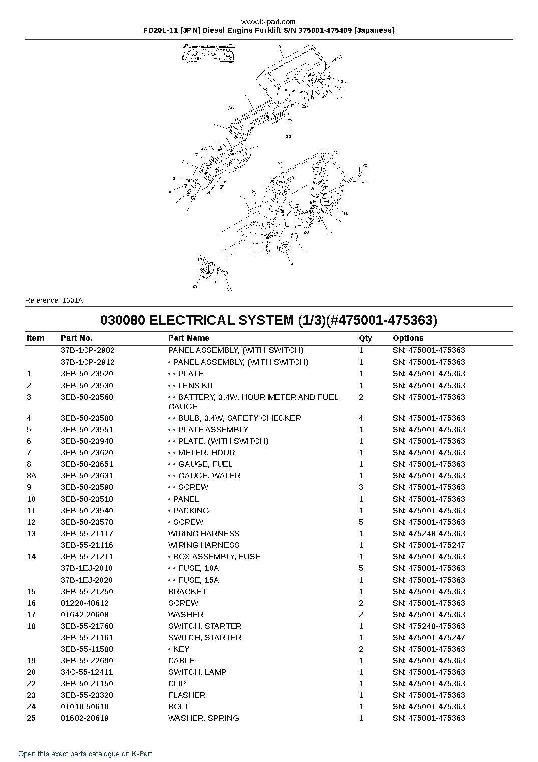 FD20L-11 (JPN) Diesel Engine Forklift S/N 375001-475409 (Japanese) – sample page 10