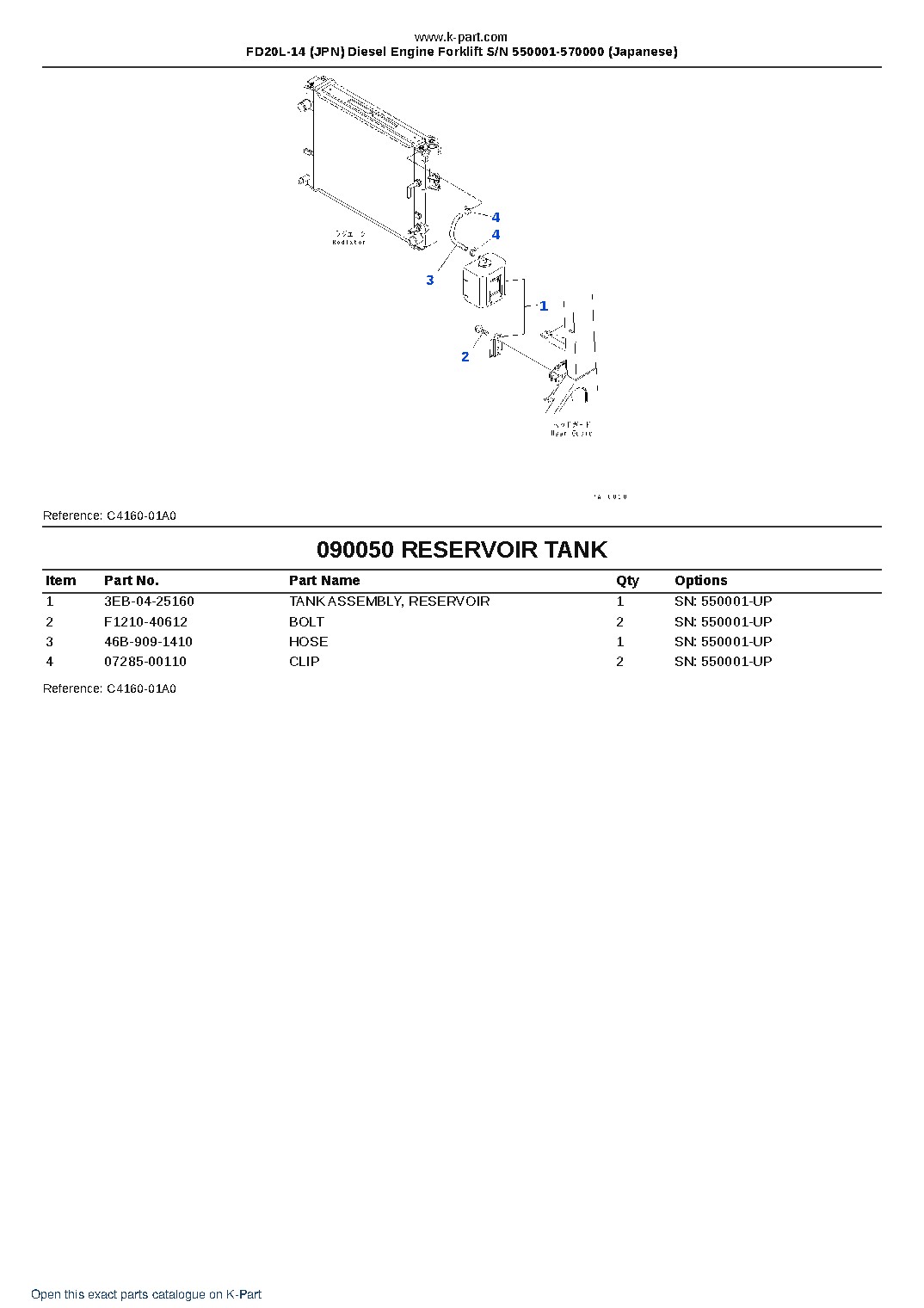 FD20L-14 (JPN) Diesel Engine Forklift S/N 550001-570000 (Japanese) – sample page 10