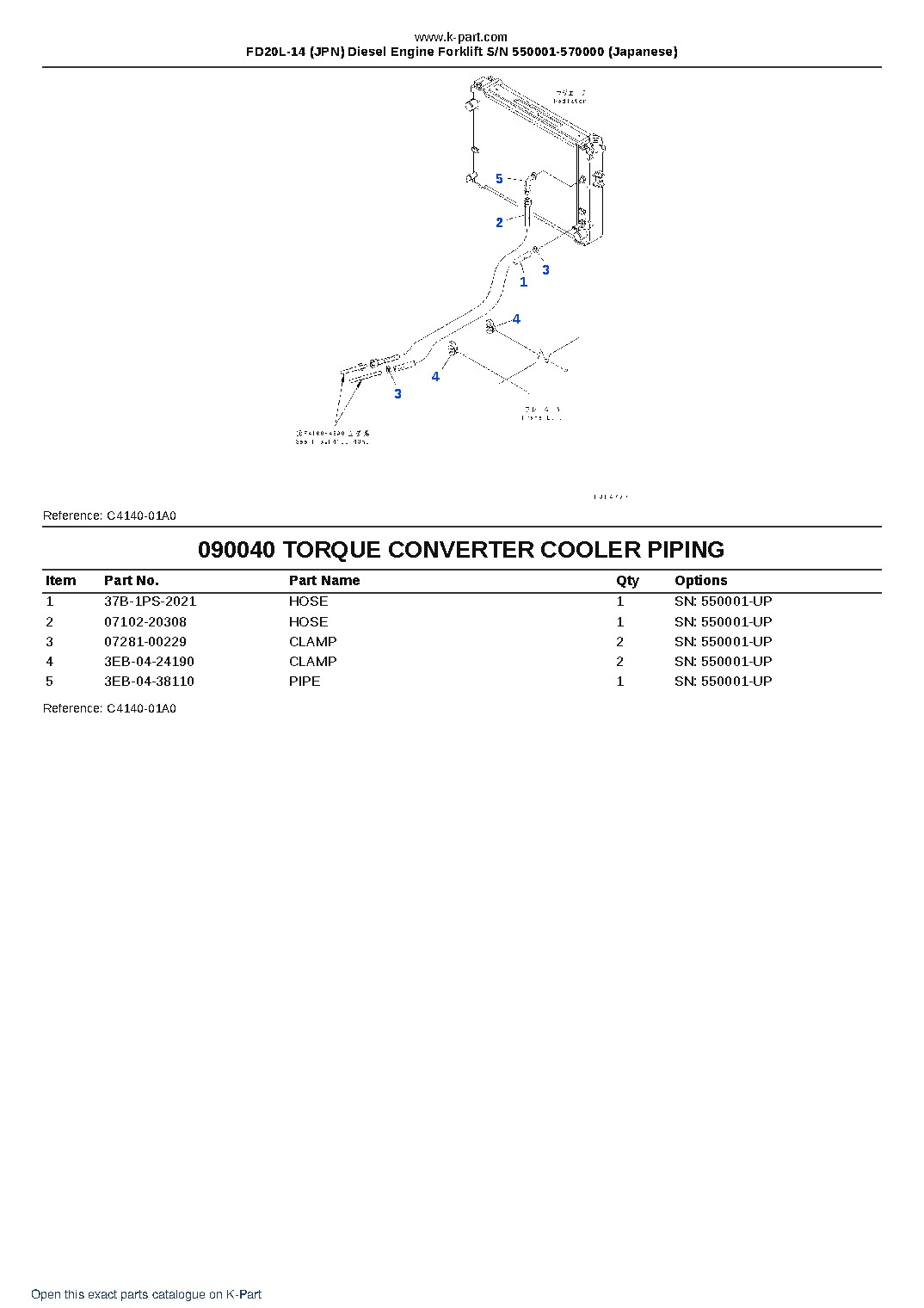 FD20L-14 (JPN) Diesel Engine Forklift S/N 550001-570000 (Japanese) – sample page 9