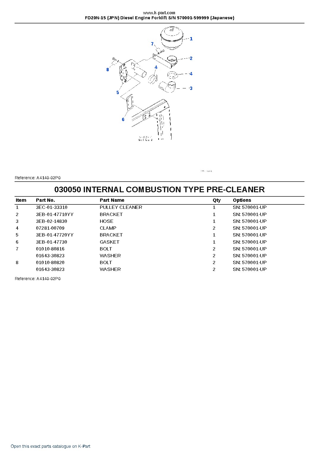 FD20N-15 (JPN) Diesel Engine Forklift S/N 570001-599999 (Japanese) – sample page 5