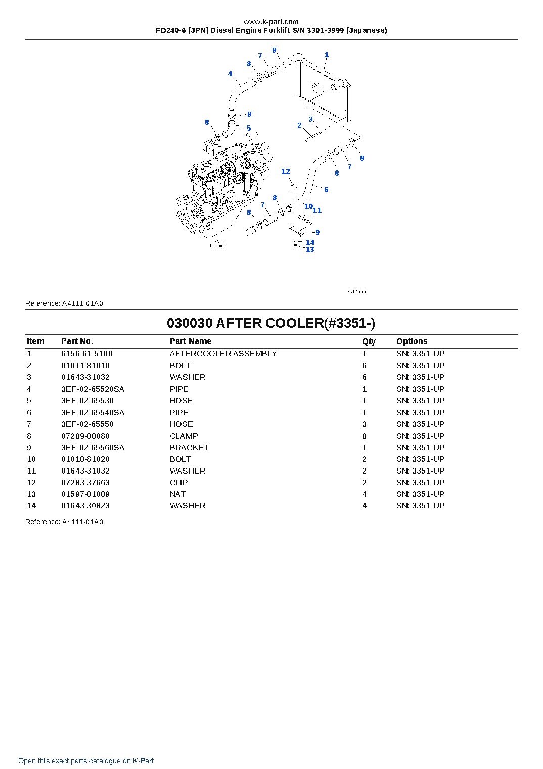 FD240-6 (JPN) Diesel Engine Forklift S/N 3301-3999 (Japanese) – sample page 3