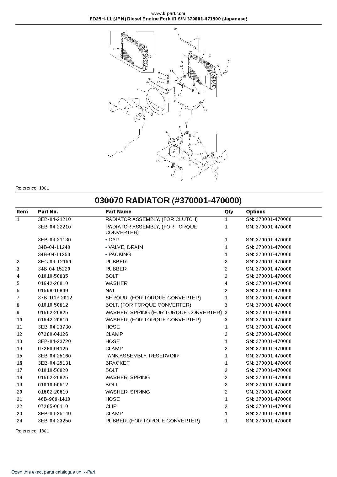 FD25H-11 (JPN) Diesel Engine Forklift S/N 370001-471900 (Japanese) – sample page 10