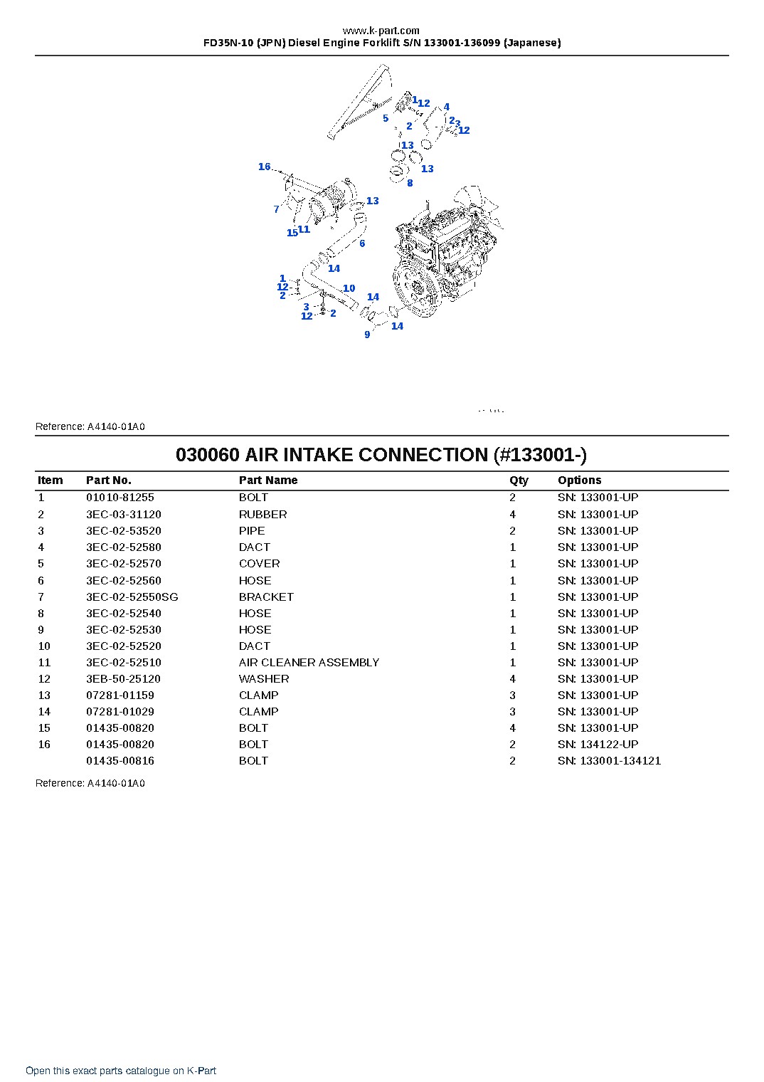 FD35N-10 (JPN) Diesel Engine Forklift S/N 133001-136099 (Japanese) – sample page 6