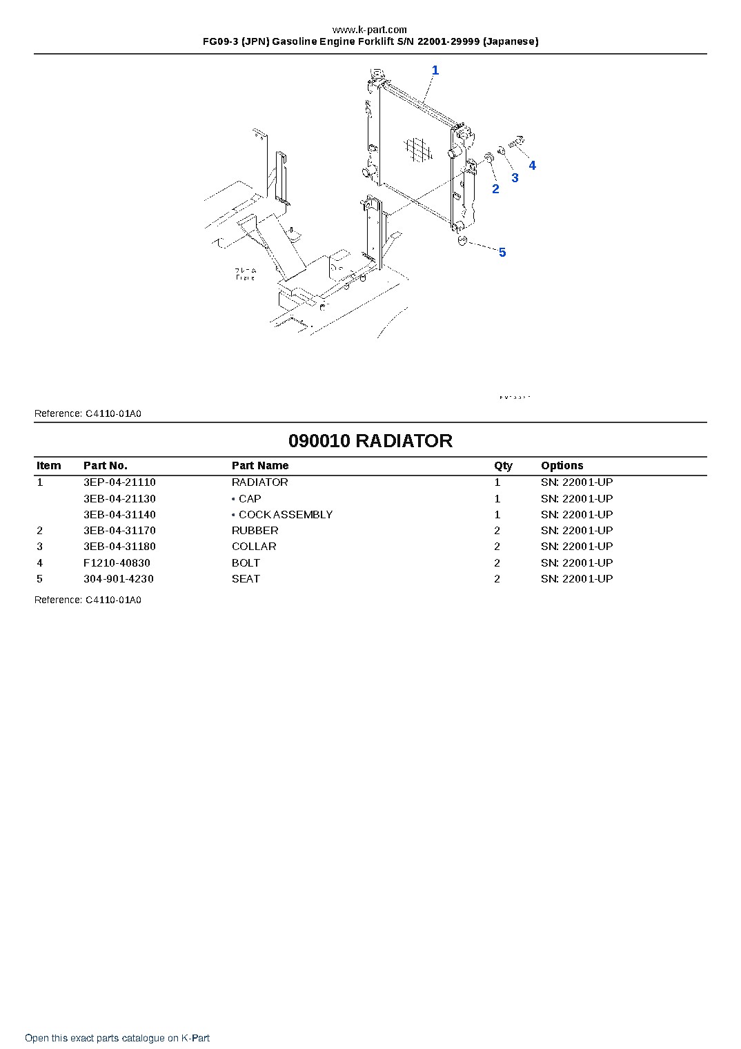 FG09-3 (JPN) Gasoline Engine Forklift S/N 22001-29999 (Japanese) – sample page 4