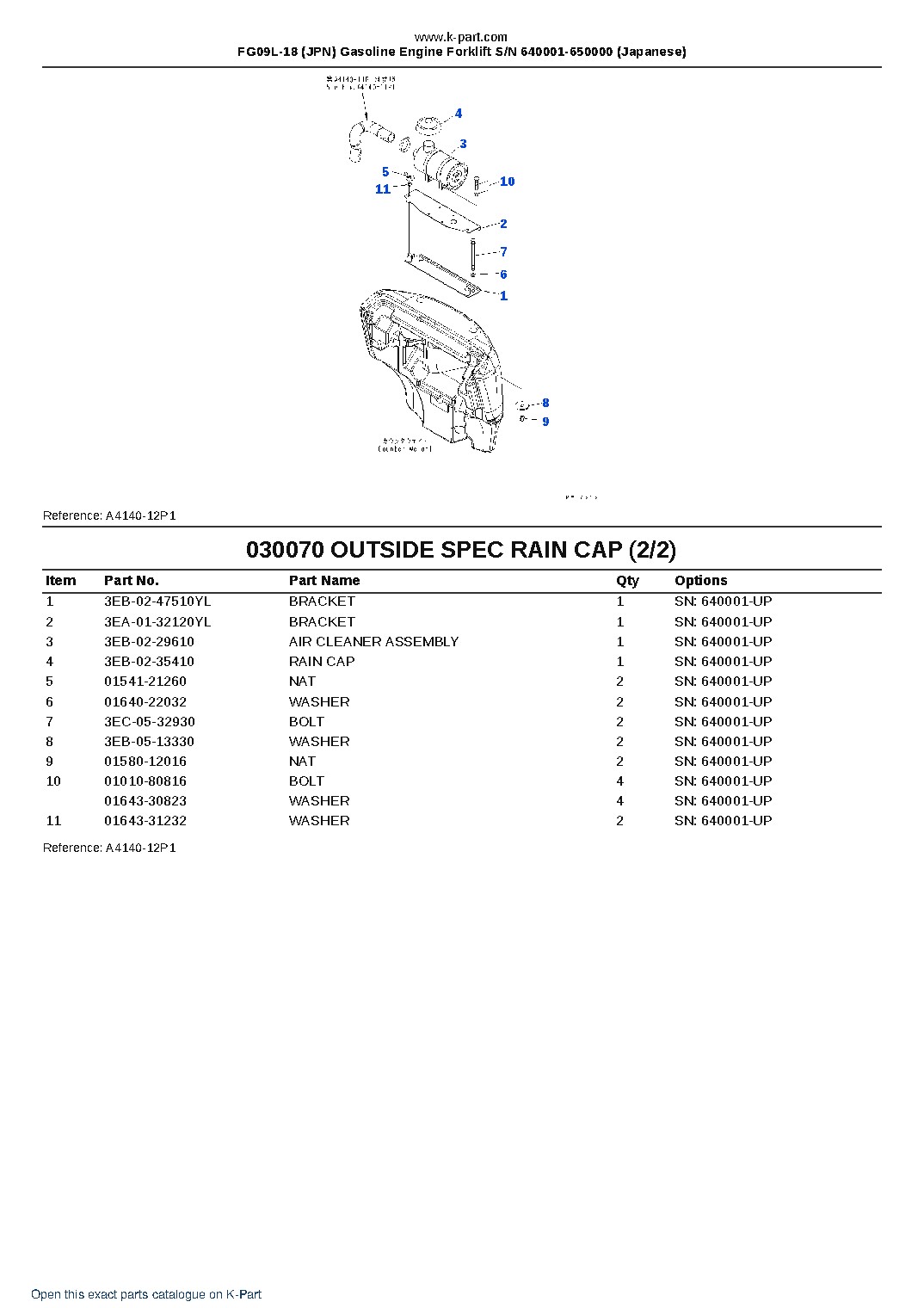 FG09L-18 (JPN) Gasoline Engine Forklift S/N 640001-650000 (Japanese) – sample page 7