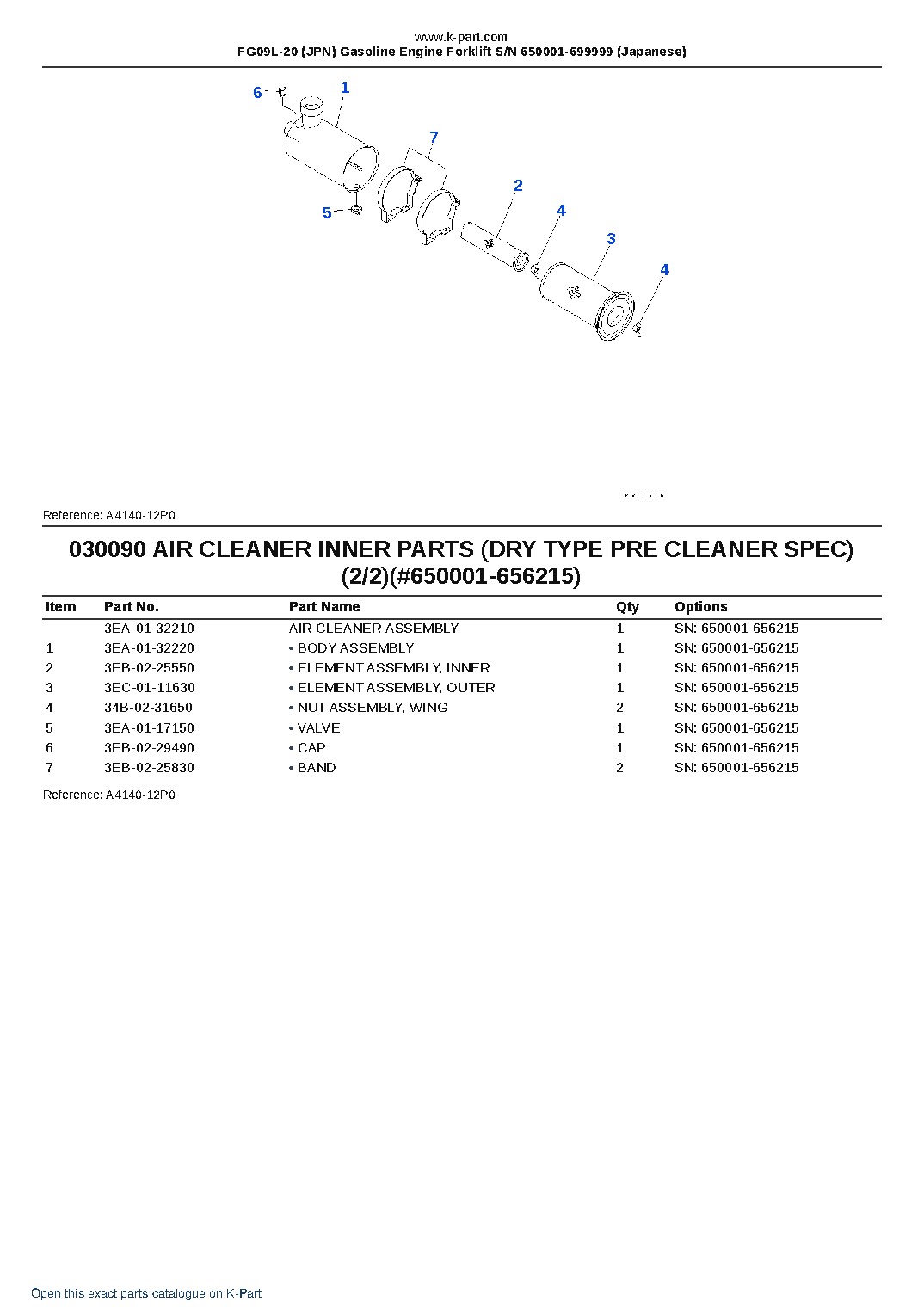 FG09L-20 (JPN) Gasoline Engine Forklift S/N 650001-699999 (Japanese) – sample page 10