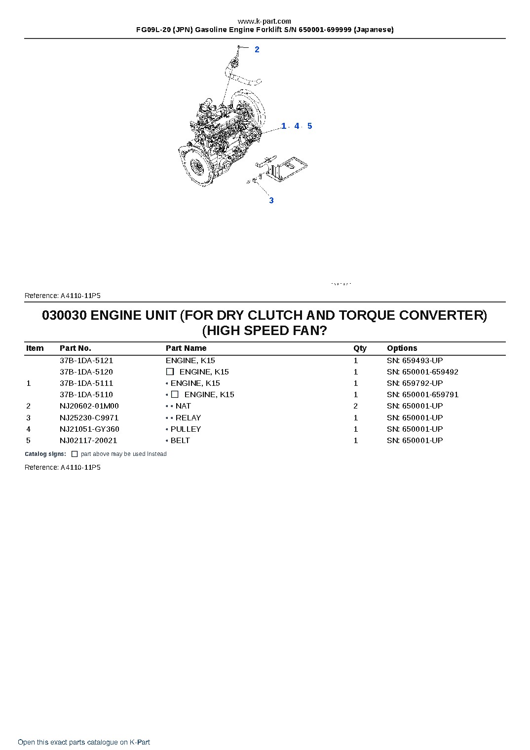 FG09L-20 (JPN) Gasoline Engine Forklift S/N 650001-699999 (Japanese) – sample page 3