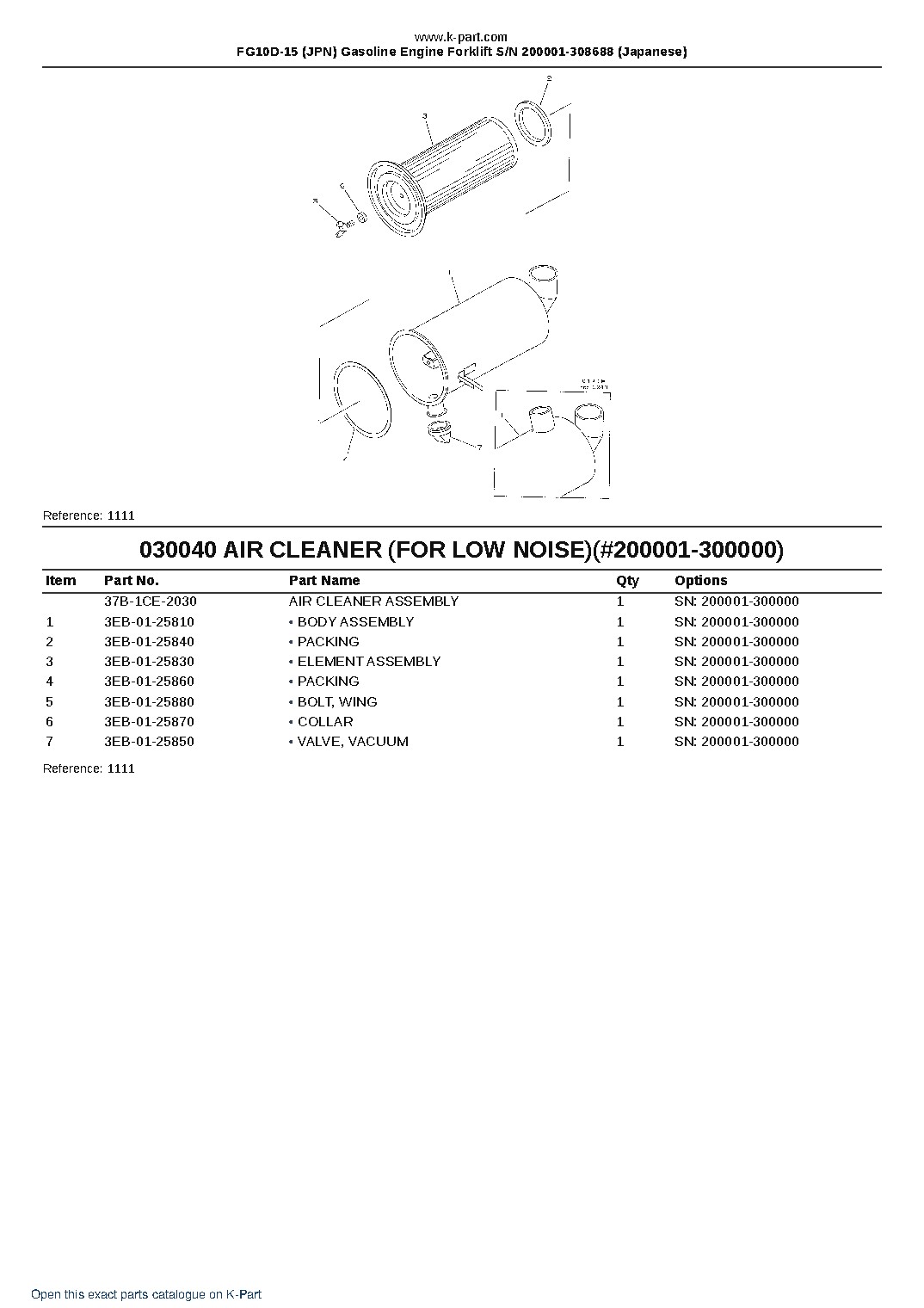 FG10D-15 (JPN) Gasoline Engine Forklift S/N 200001-308688 (Japanese) – sample page 6