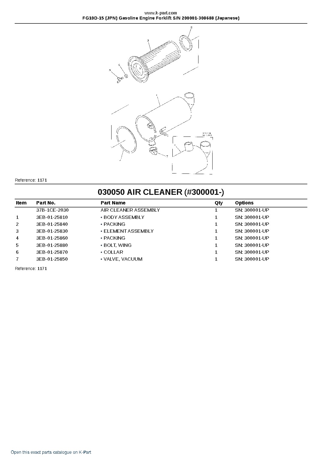 FG10D-15 (JPN) Gasoline Engine Forklift S/N 200001-308688 (Japanese) – sample page 7