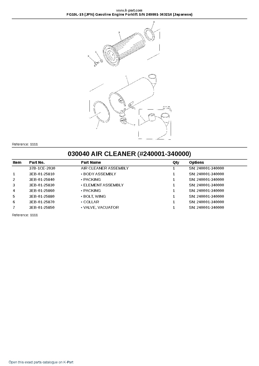 FG10L-15 (JPN) Gasoline Engine Forklift S/N 240001-343214 (Japanese) – sample page 6