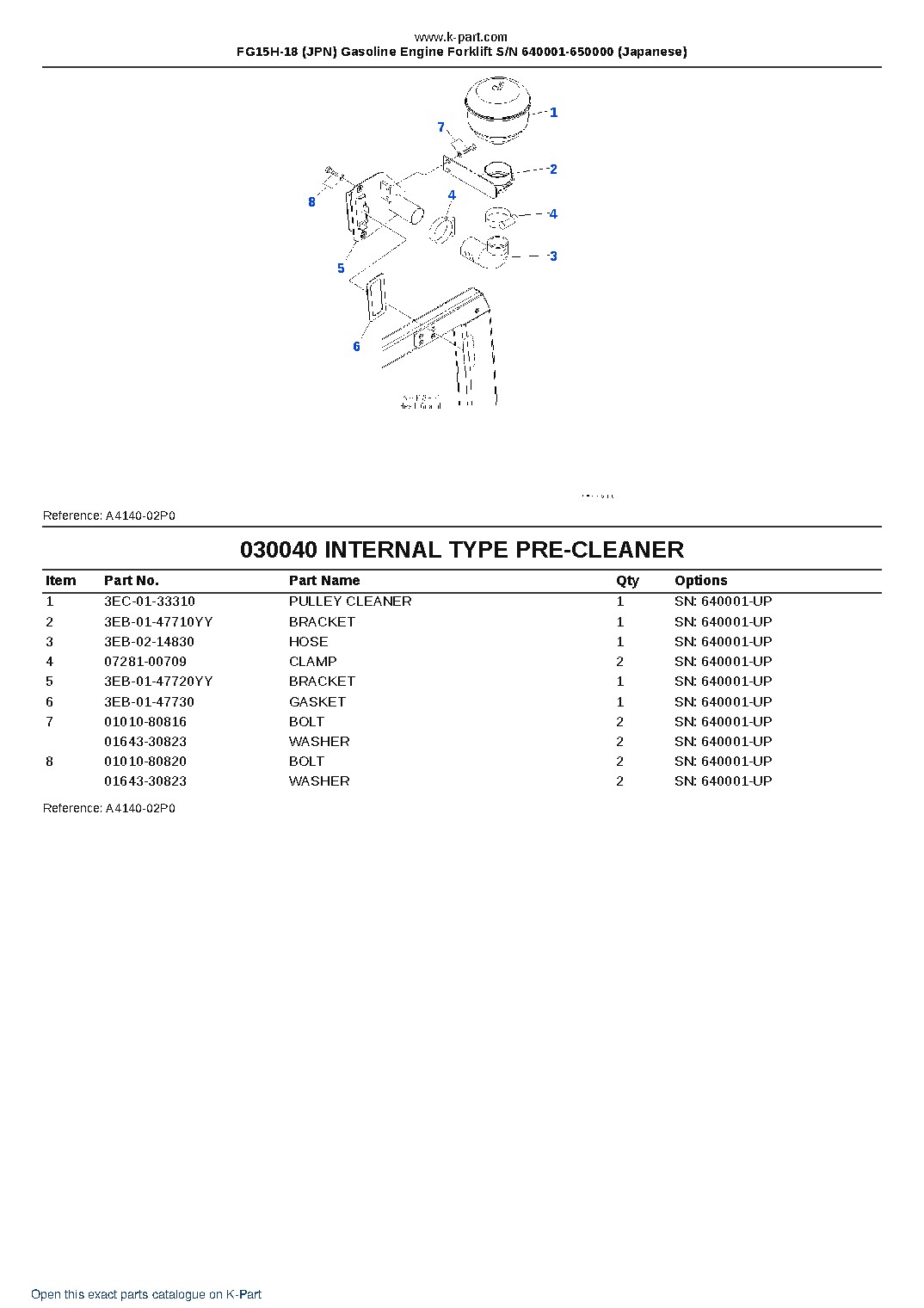 FG15H-18 (JPN) Gasoline Engine Forklift S/N 640001-650000 (Japanese) – sample page 4