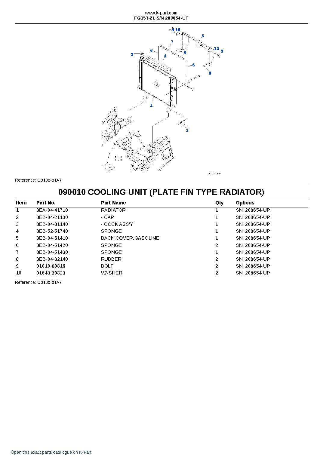 FG15T-21 S/N 208654-UP – sample page 6 FG15T-21 S/N 208654-UP – sample page 6