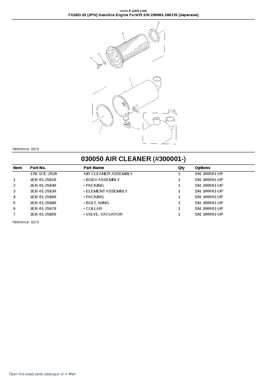 FG18D-15 (JPN) Gasoline Engine Forklift S/N 200001-308335 (Japanese) – sample page 7 FG18D-15 (JPN) Gasoline Engine Forklift S/N 200001-308335 (Japanese) – sample page 7