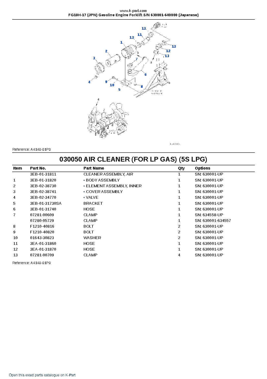 FG18H-17 (JPN) Gasoline Engine Forklift S/N 630001-640000 (Japanese) – sample page 5 FG18H-17 (JPN) Gasoline Engine Forklift S/N 630001-640000 (Japanese) – sample page 5