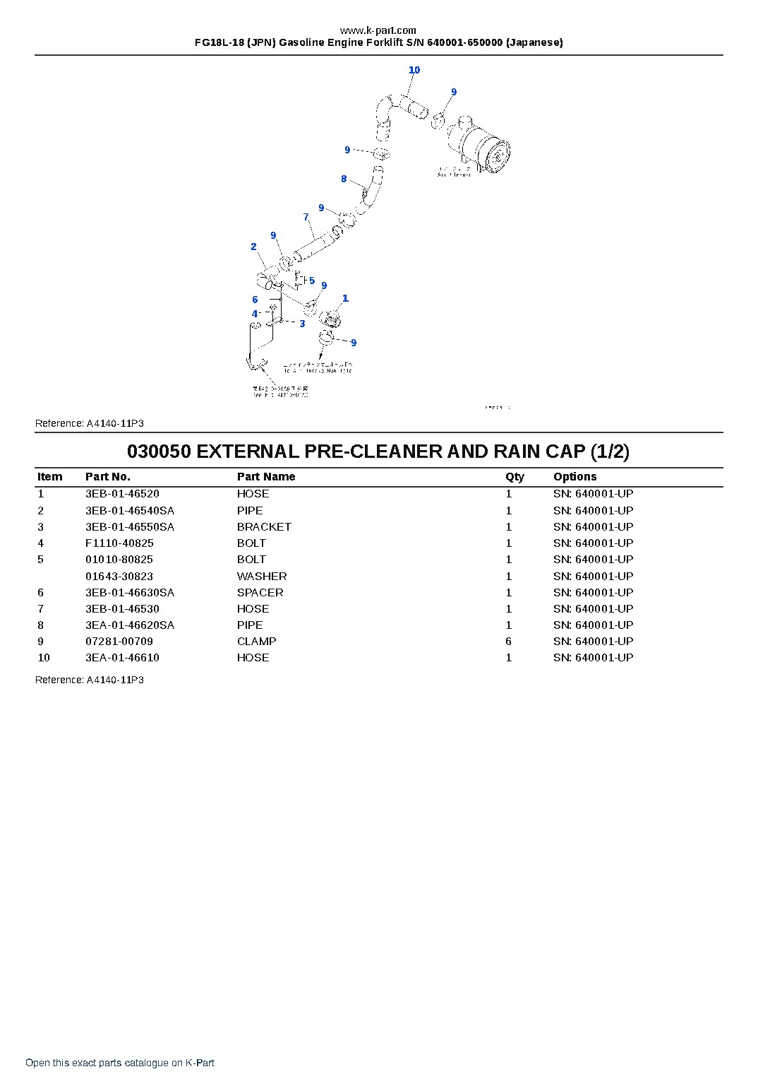 FG18L-18 (JPN) Gasoline Engine Forklift S/N 640001-650000 (Japanese) – sample page 5