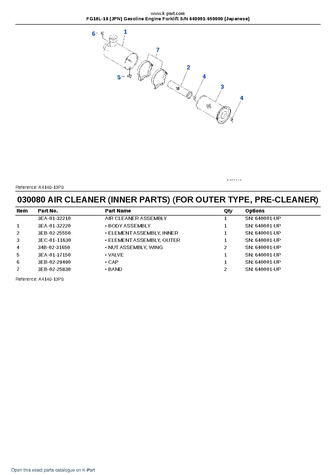 FG18L-18 (JPN) Gasoline Engine Forklift S/N 640001-650000 (Japanese) – sample page 8