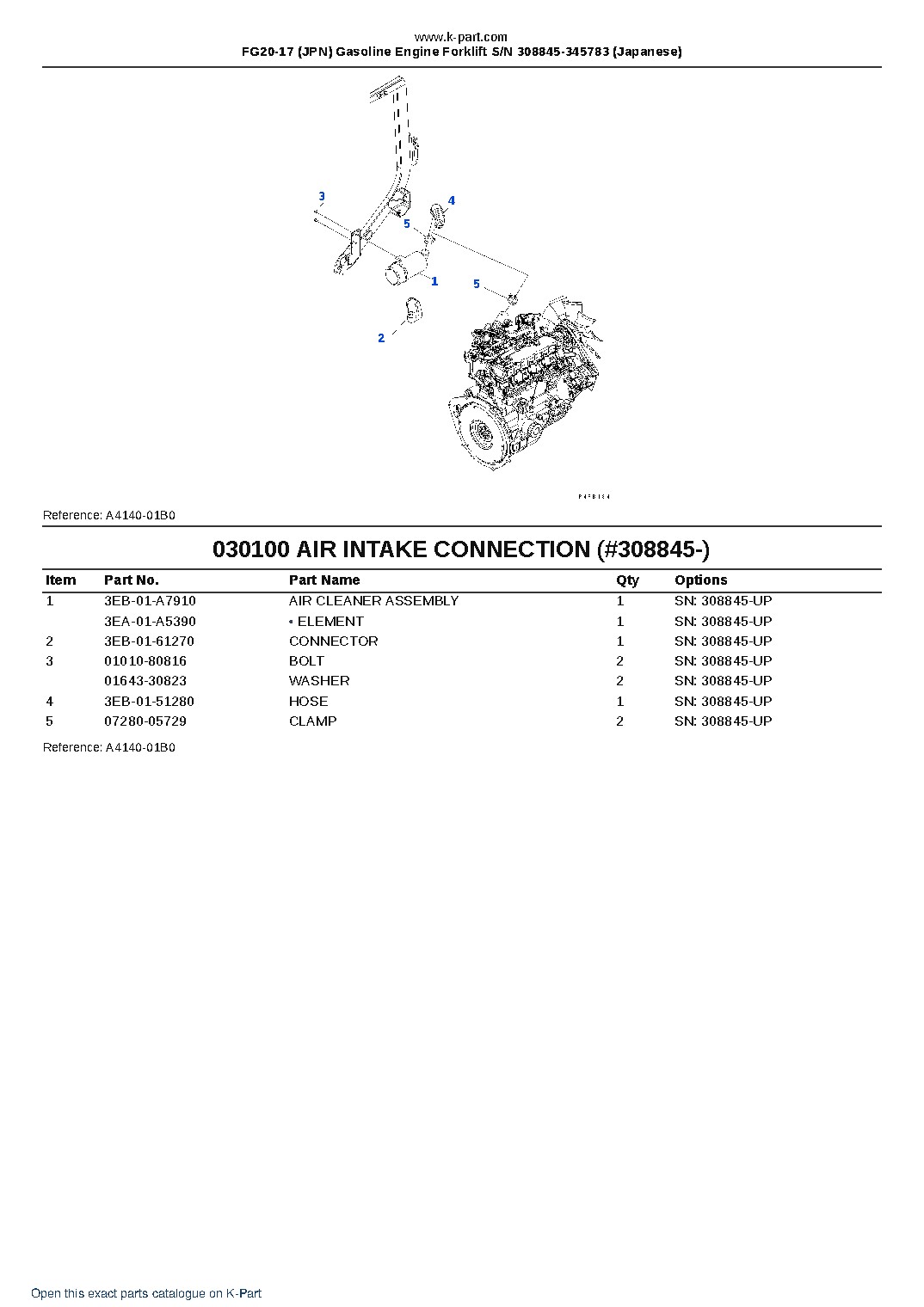 FG20-17 (JPN) Gasoline Engine Forklift S/N 308845-345783 (Japanese) – sample page 10 FG20-17 (JPN) Gasoline Engine Forklift S/N 308845-345783 (Japanese) – sample page 10