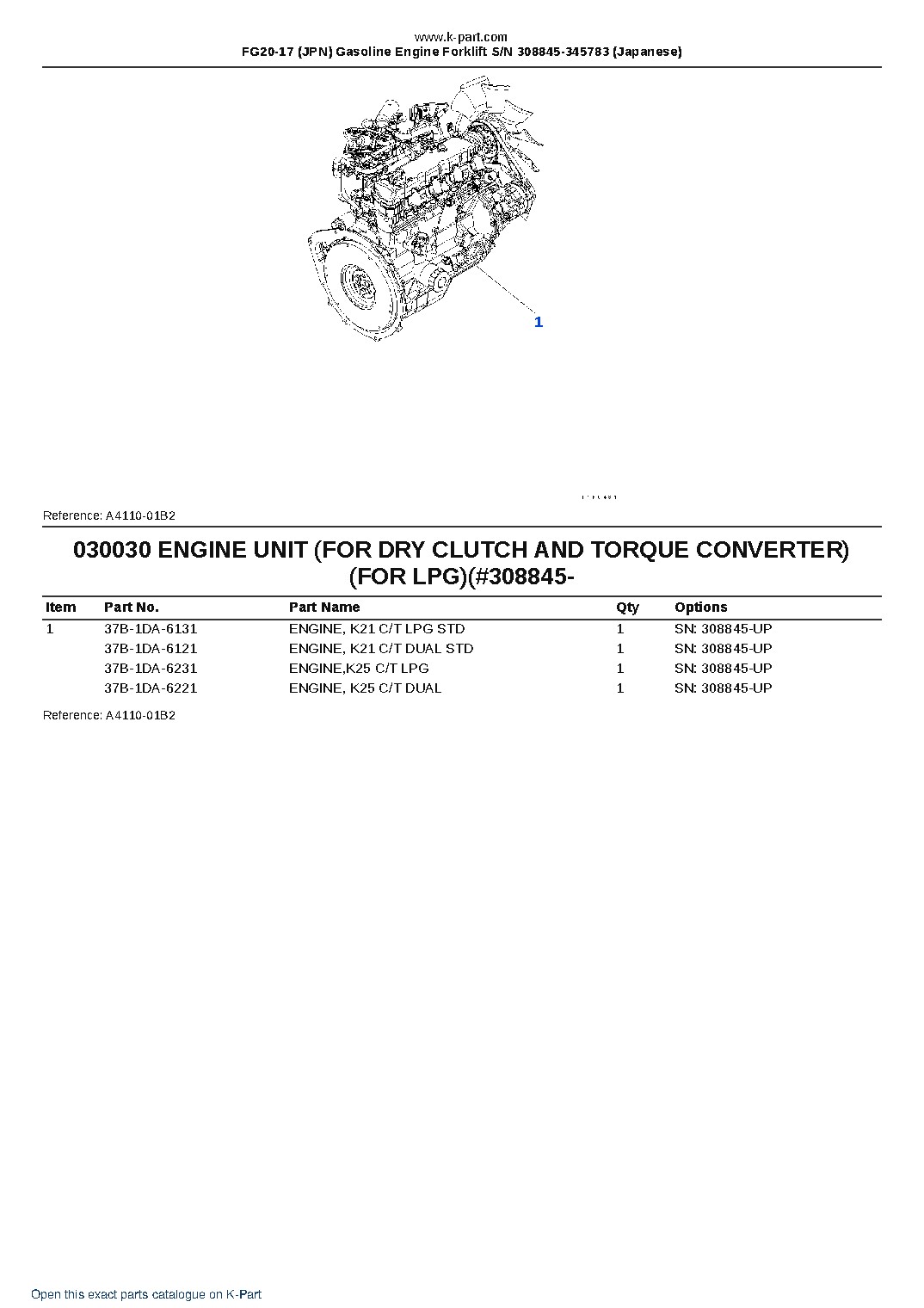 FG20-17 (JPN) Gasoline Engine Forklift S/N 308845-345783 (Japanese) – sample page 3 FG20-17 (JPN) Gasoline Engine Forklift S/N 308845-345783 (Japanese) – sample page 3