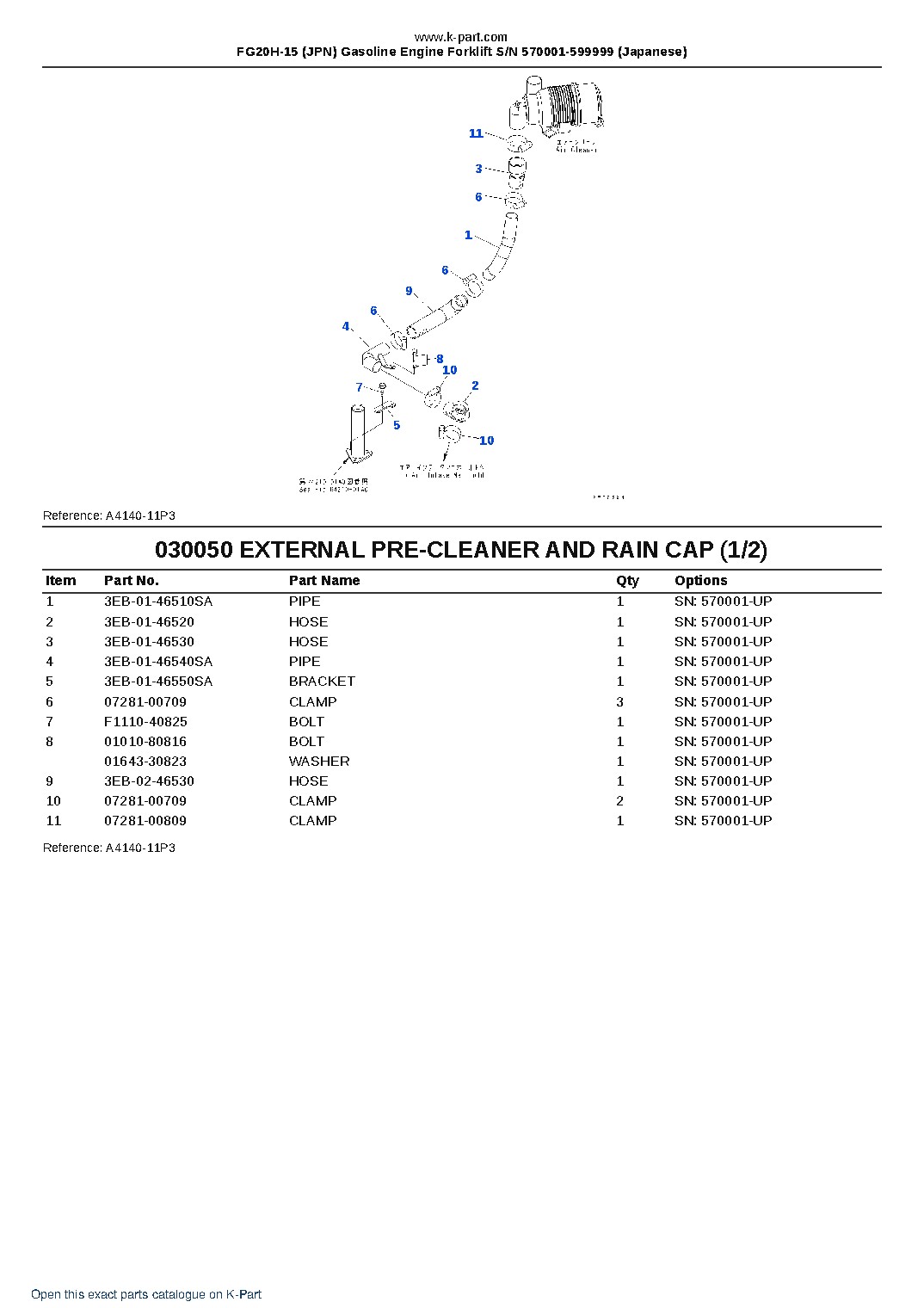 FG20H-15 (JPN) Gasoline Engine Forklift S/N 570001-599999 (Japanese) – sample page 5 FG20H-15 (JPN) Gasoline Engine Forklift S/N 570001-599999 (Japanese) – sample page 5
