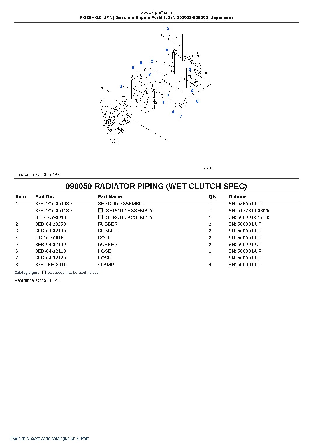 FG20H-12 (JPN) Gasoline Engine Forklift S/N 500001-550000 (Japanese) – sample page 10