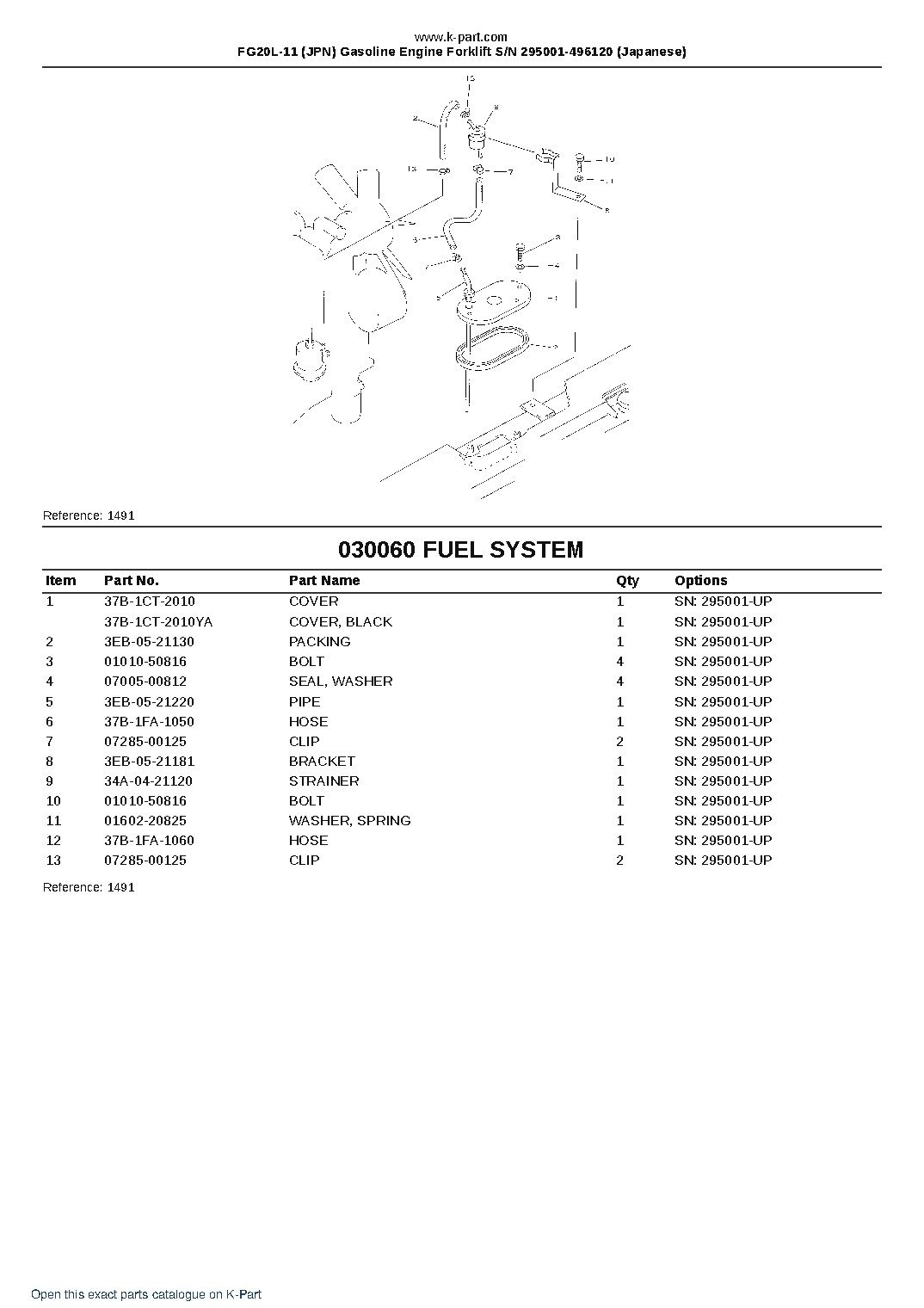 FG20L-11 (JPN) Gasoline Engine Forklift S/N 295001-496120 (Japanese) – sample page 8