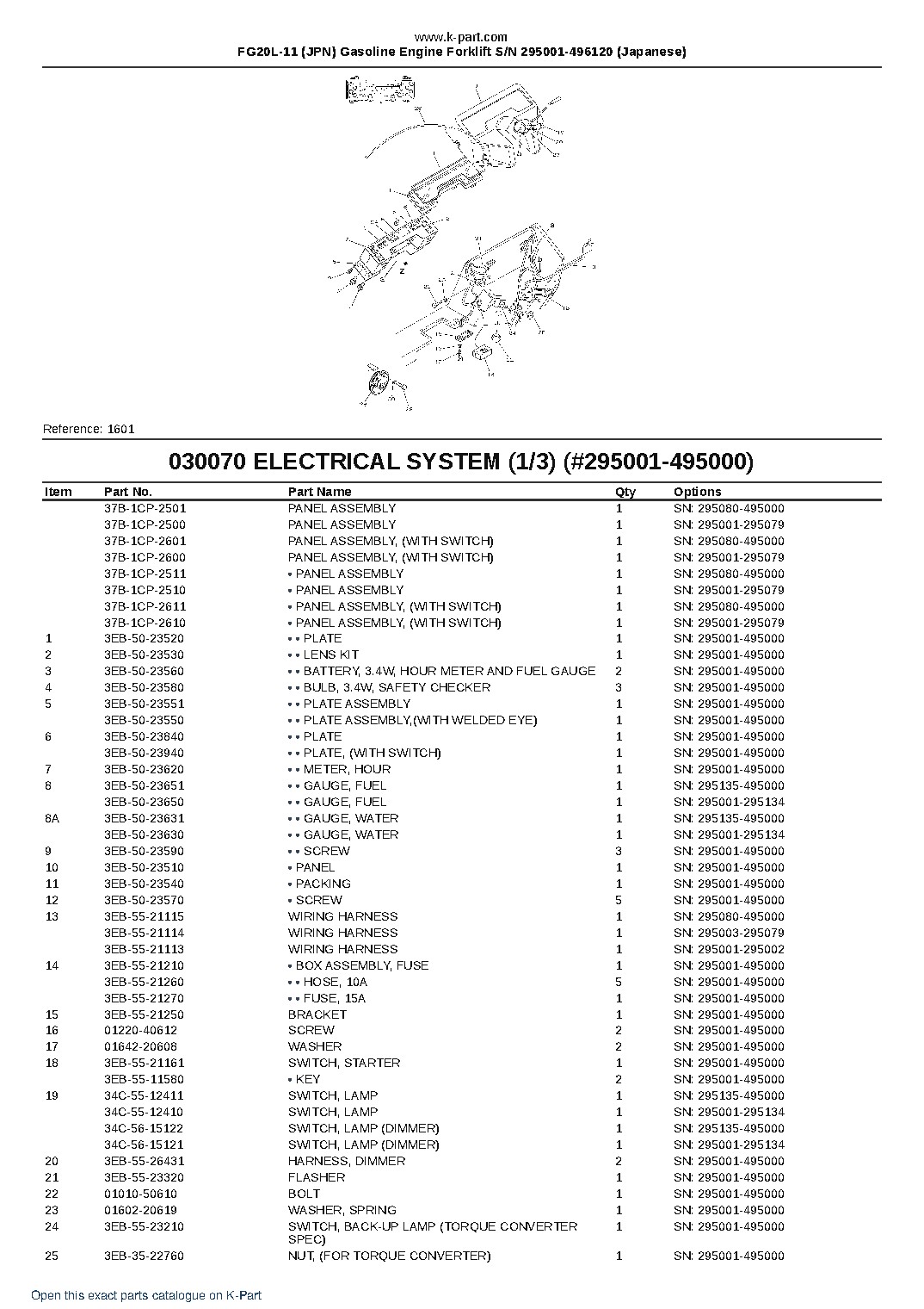 FG20L-11 (JPN) Gasoline Engine Forklift S/N 295001-496120 (Japanese) – sample page 9