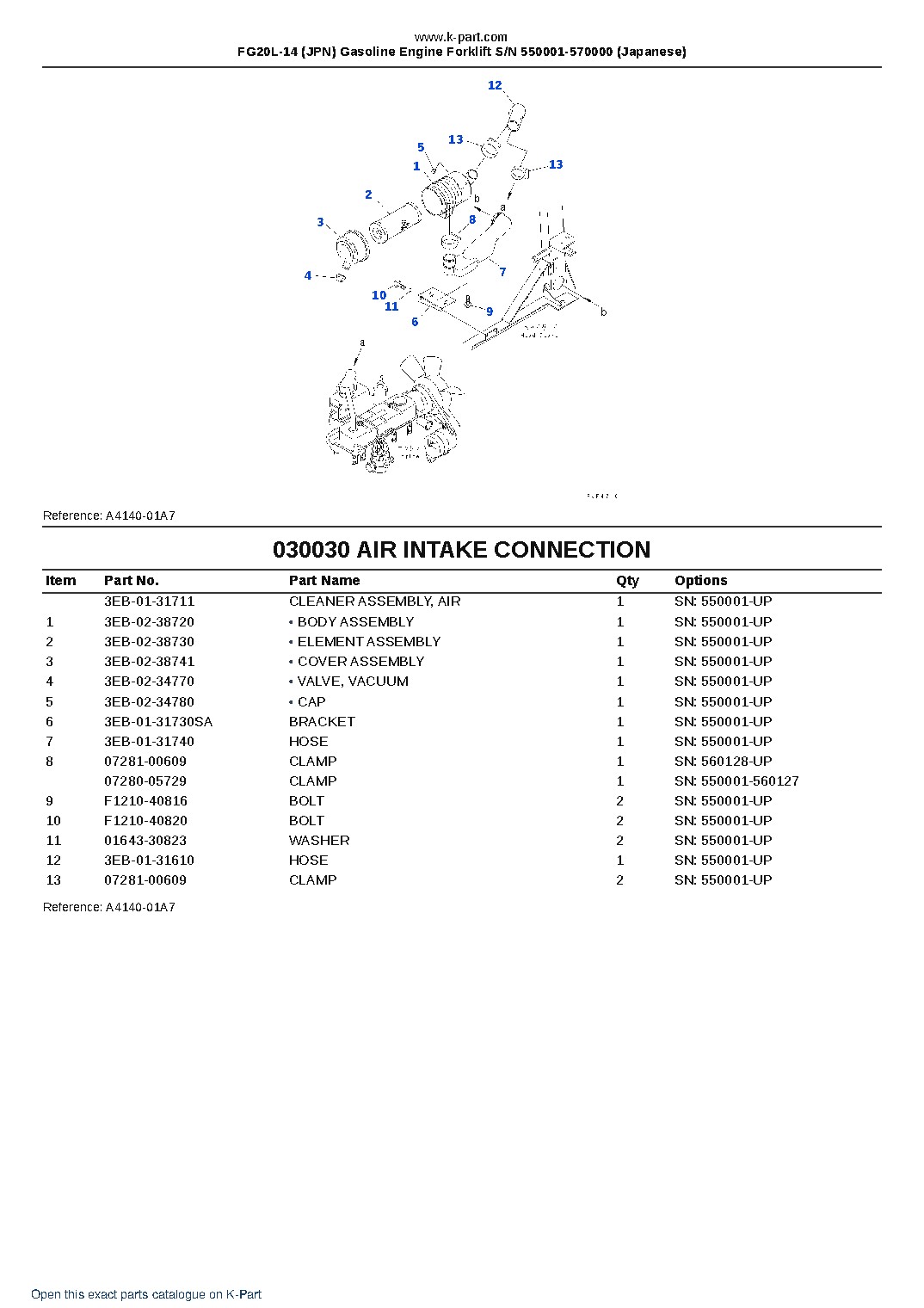 FG20L-14 (JPN) Gasoline Engine Forklift S/N 550001-570000 (Japanese) – sample page 4 FG20L-14 (JPN) Gasoline Engine Forklift S/N 550001-570000 (Japanese) – sample page 4