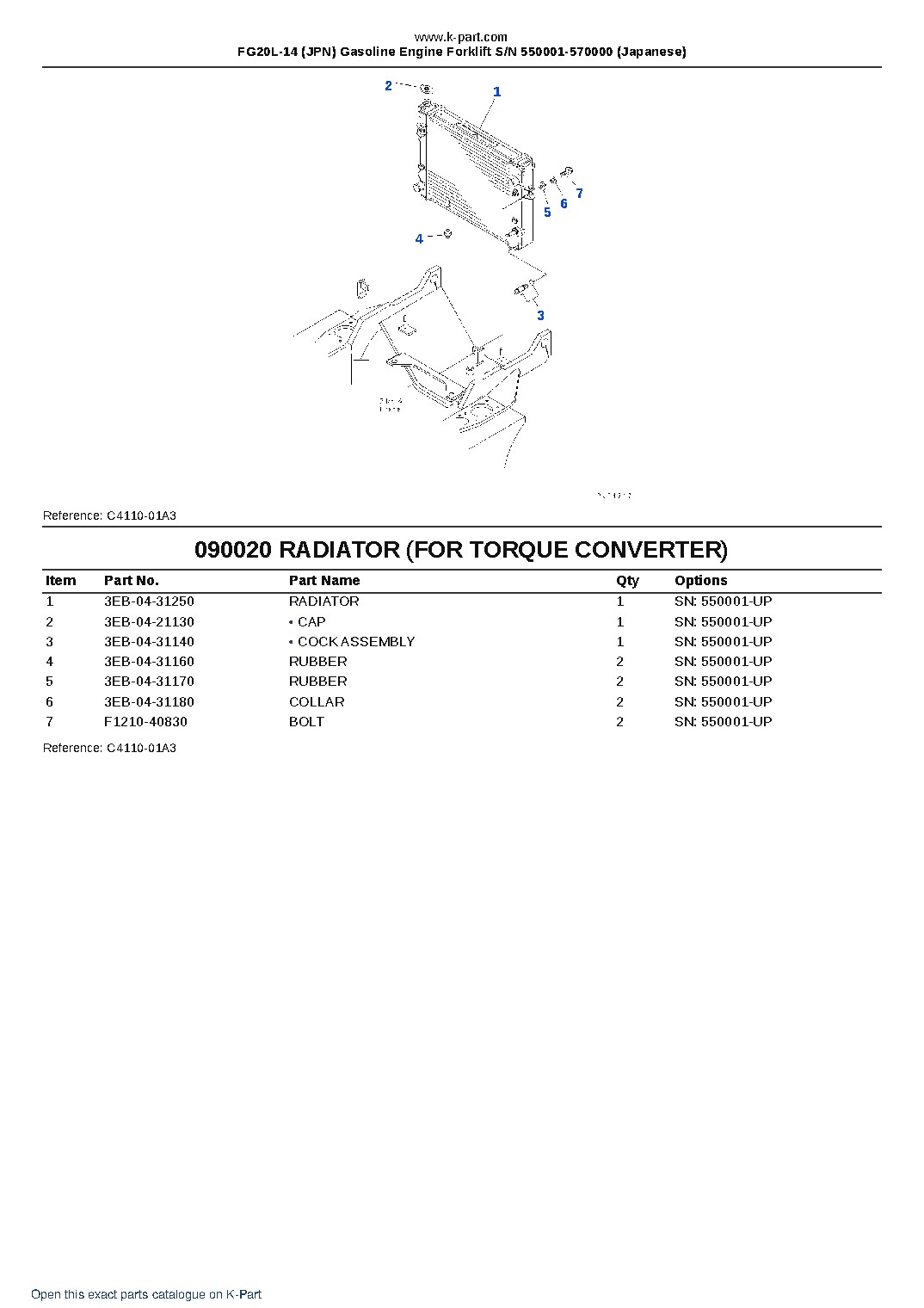 FG20L-14 (JPN) Gasoline Engine Forklift S/N 550001-570000 (Japanese) – sample page 8 FG20L-14 (JPN) Gasoline Engine Forklift S/N 550001-570000 (Japanese) – sample page 8