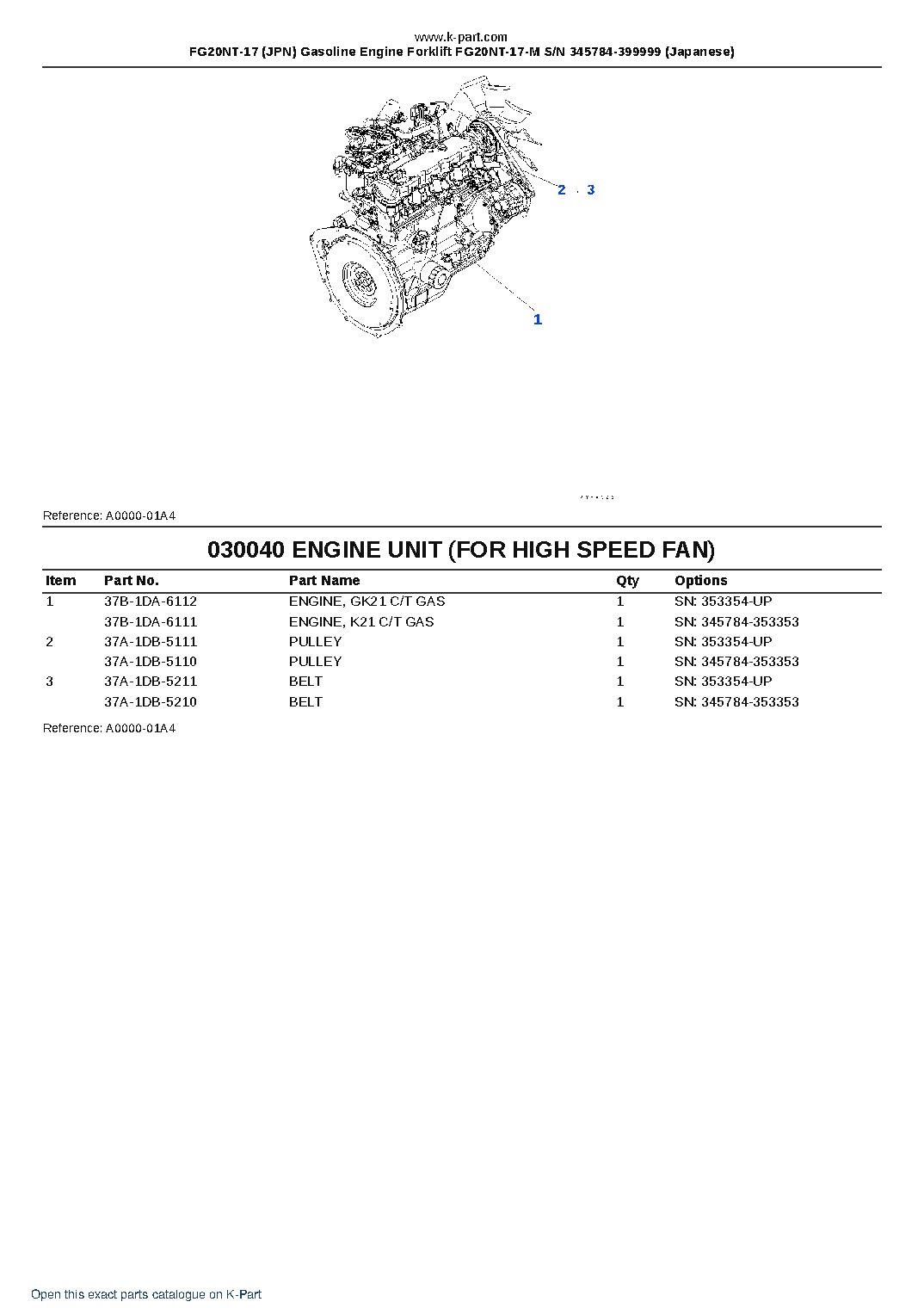 FG20NT-17 (JPN) Gasoline Engine Forklift FG20NT-17-M S/N 345784-399999 (Japanese) – sample page 4 FG20NT-17 (JPN) Gasoline Engine Forklift FG20NT-17-M S/N 345784-399999 (Japanese) – sample page 4
