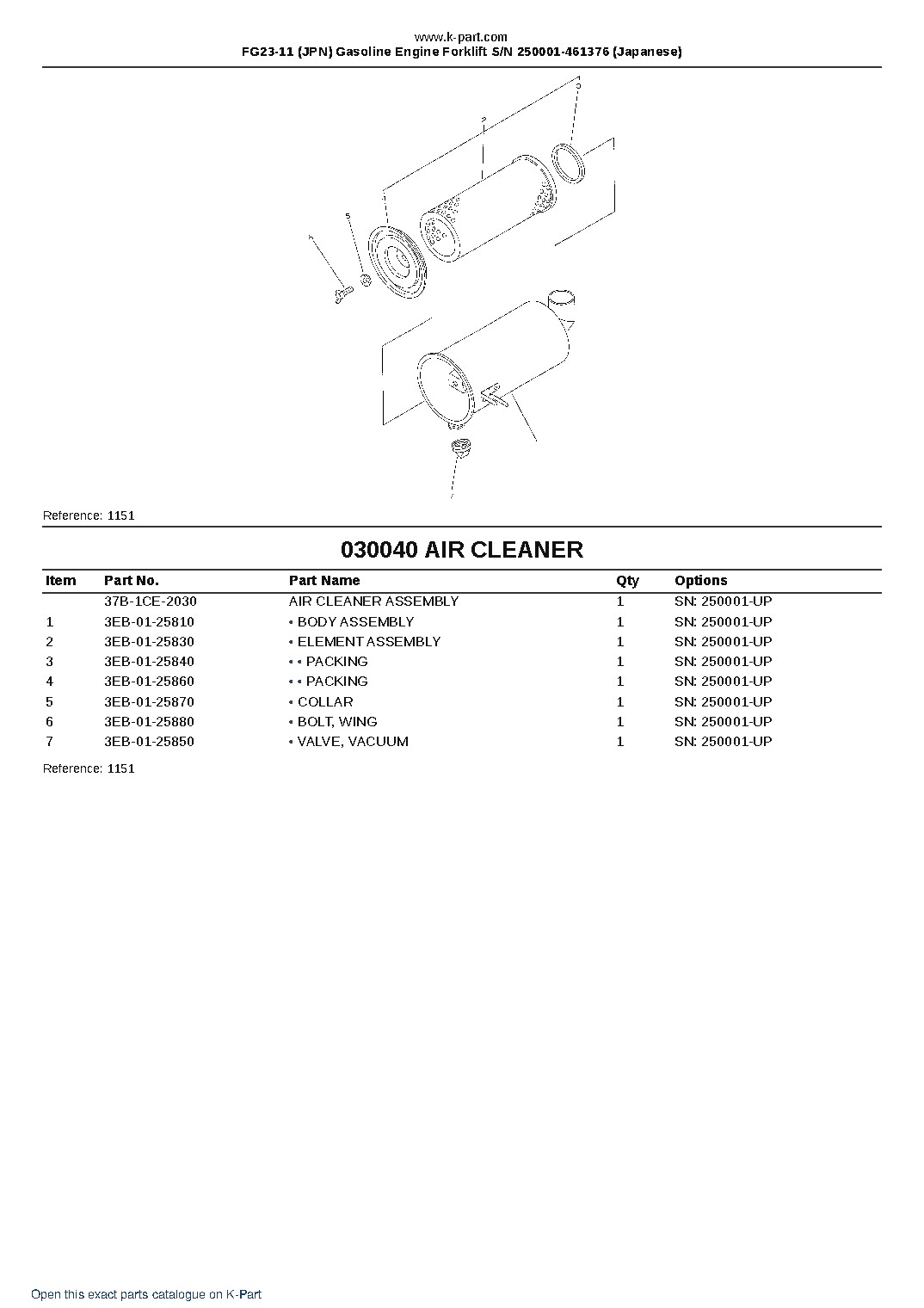 FG23-11 (JPN) Gasoline Engine Forklift S/N 250001-461376 (Japanese) – sample page 7