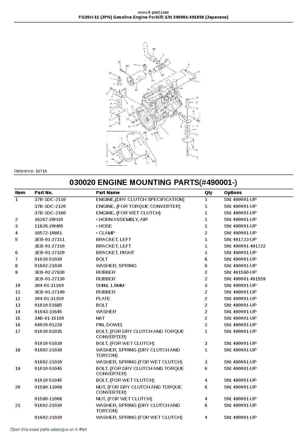 FG25H-11 (JPN) Gasoline Engine Forklift S/N 290001-491858 (Japanese) – sample page 3