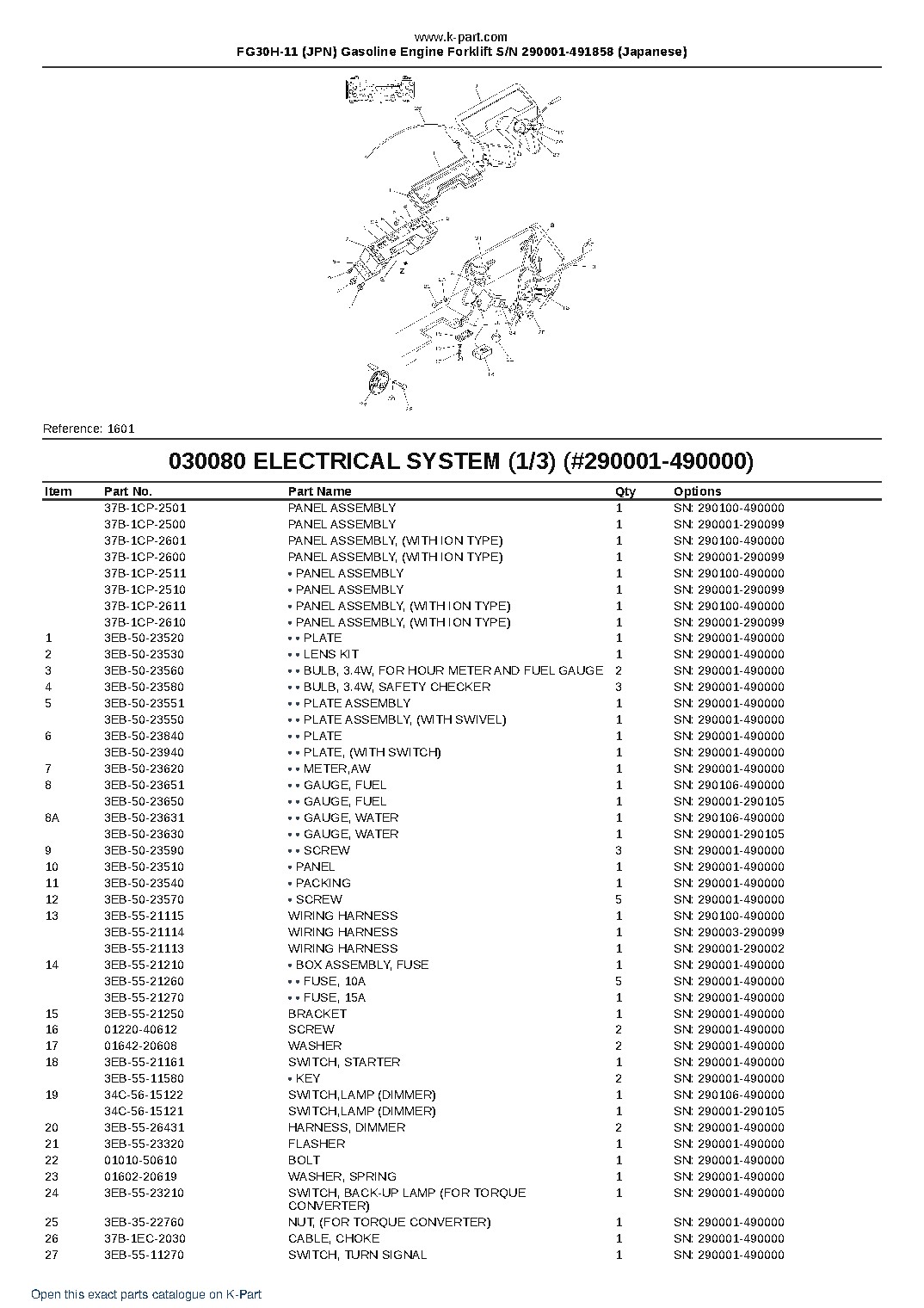 FG30H-11 (JPN) Gasoline Engine Forklift S/N 290001-491858 (Japanese) – sample page 10