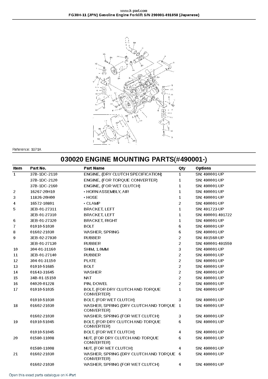 FG30H-11 (JPN) Gasoline Engine Forklift S/N 290001-491858 (Japanese) – sample page 3
