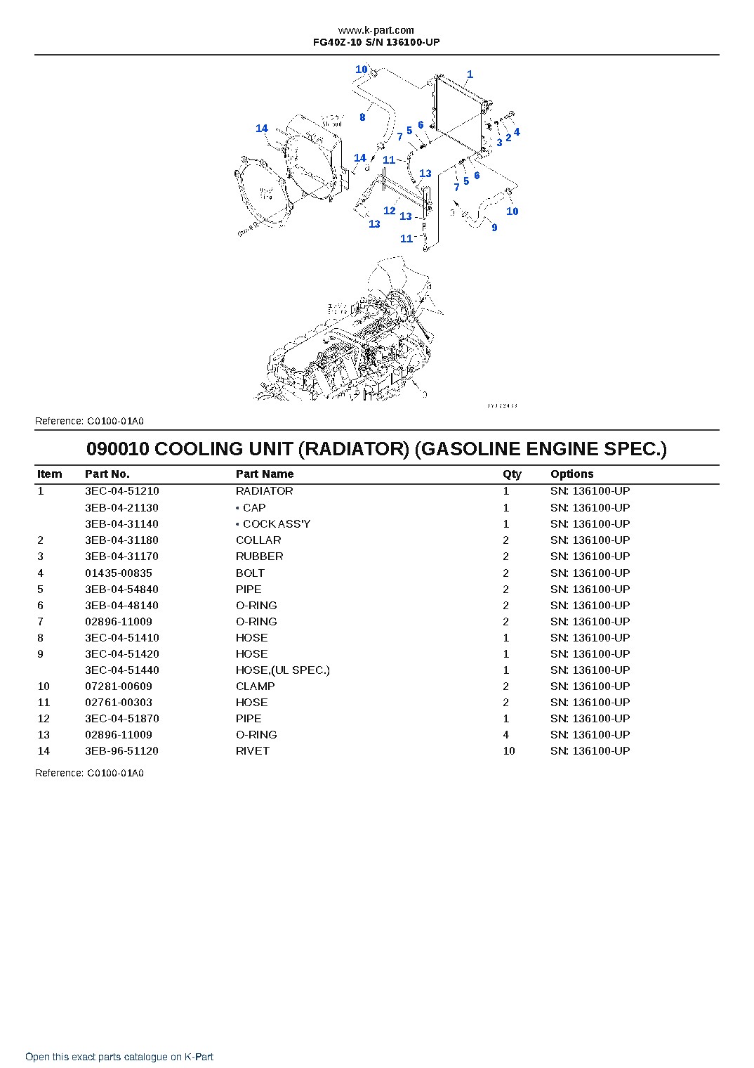 FG40Z-10 S/N 136100-UP – sample page 10 FG40Z-10 S/N 136100-UP – sample page 10