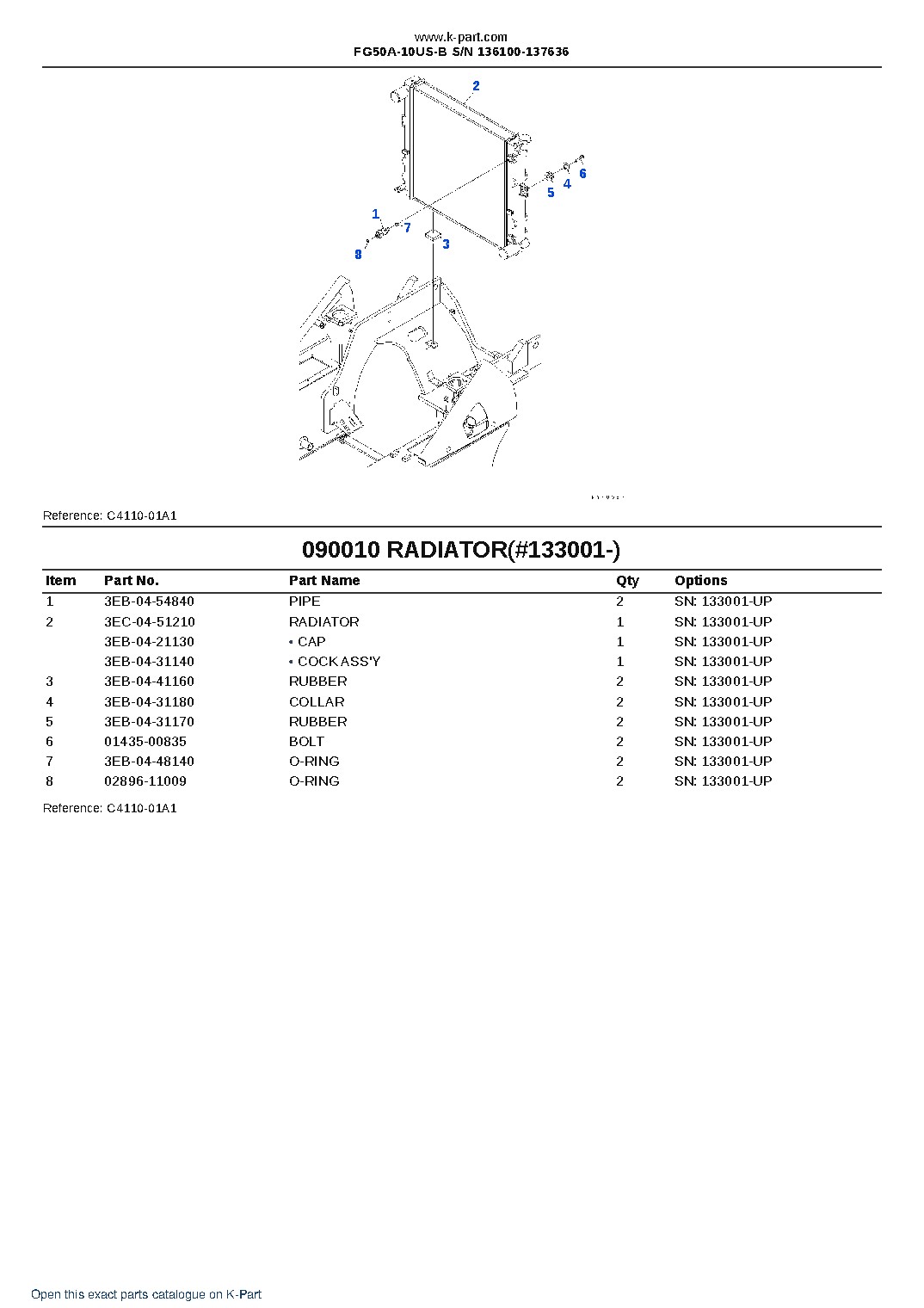 FG50A-10US-B S/N 136100-137636 – sample page 8 FG50A-10US-B S/N 136100-137636 – sample page 8