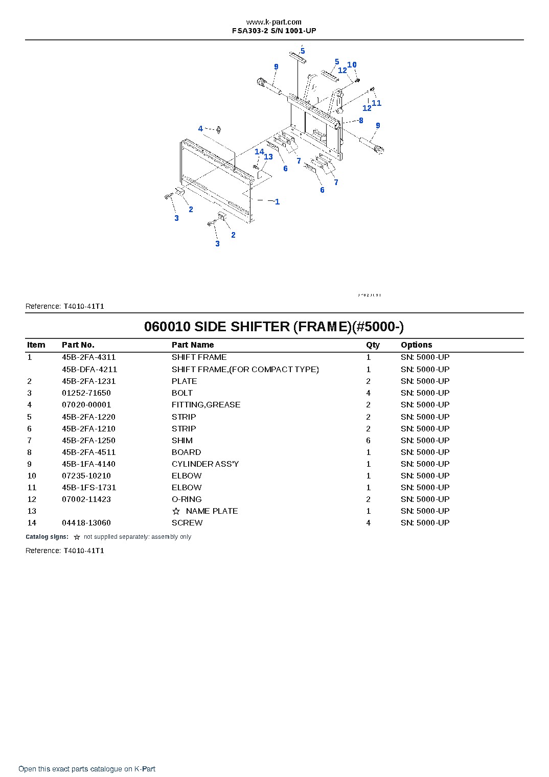 FSA303-2 S/N 1001-UP – sample page 7 FSA303-2 S/N 1001-UP – sample page 7