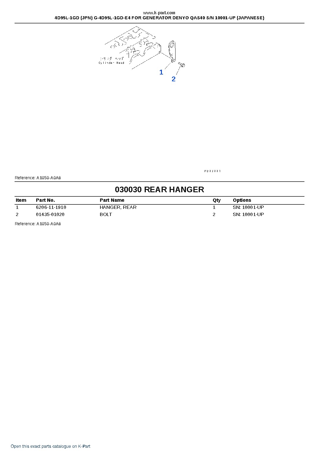 4D95L-1GD (JPN) G-4D95L-1GD-E4 FOR GENERATOR DENYO QAS40 S/N 10001-UP (JAPANESE) – sample page 3 4D95L-1GD (JPN) G-4D95L-1GD-E4 FOR GENERATOR DENYO QAS40 S/N 10001-UP (JAPANESE) – sample page 3