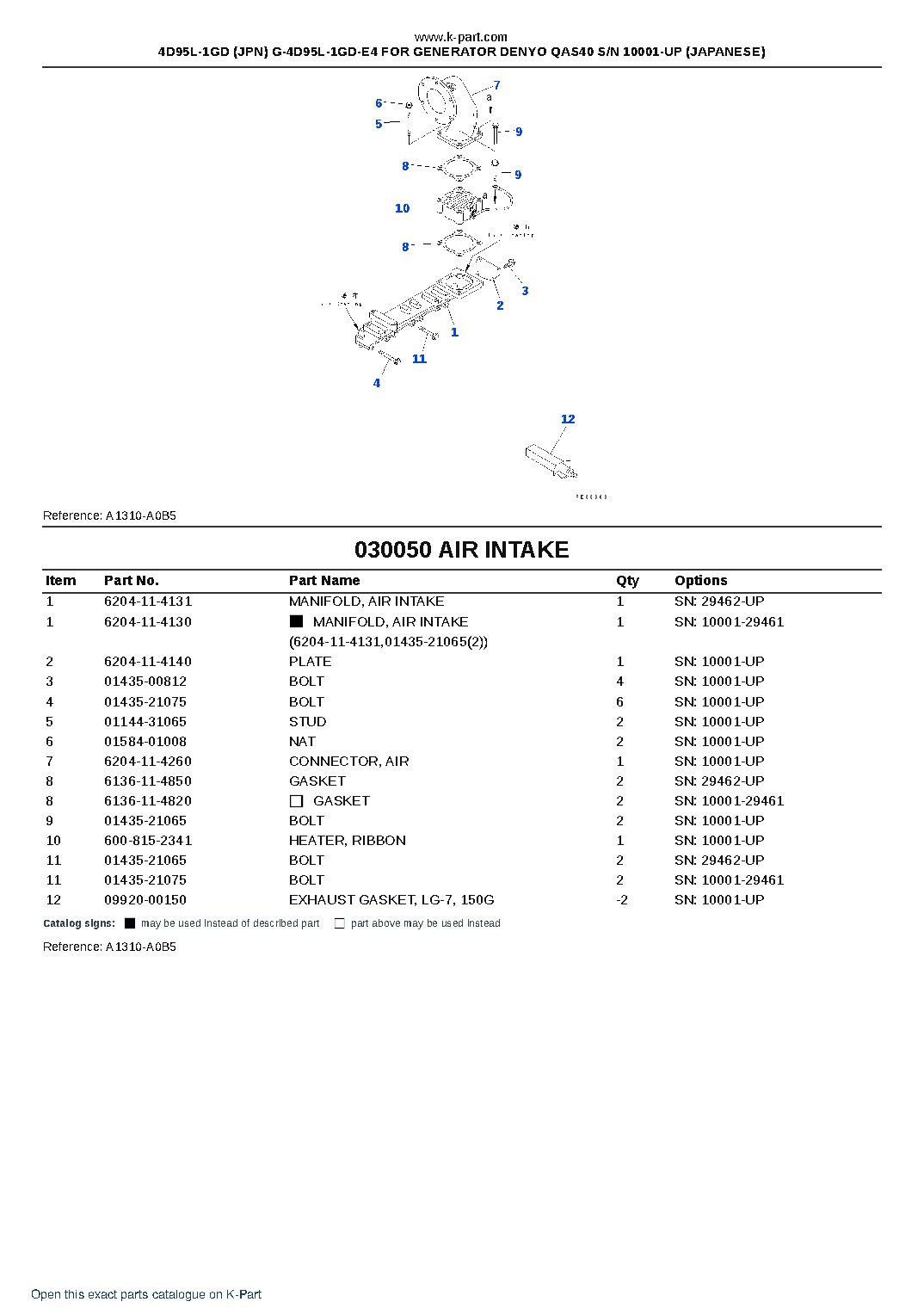 4D95L-1GD (JPN) G-4D95L-1GD-E4 FOR GENERATOR DENYO QAS40 S/N 10001-UP (JAPANESE) – sample page 5 4D95L-1GD (JPN) G-4D95L-1GD-E4 FOR GENERATOR DENYO QAS40 S/N 10001-UP (JAPANESE) – sample page 5
