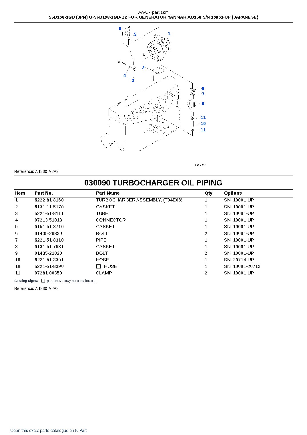 S6D108-1GD (JPN) G-S6D108-1GD-D2 FOR GENERATOR YANMAR AG150 S/N 10001-UP (JAPANESE) – sample page 10 S6D108-1GD (JPN) G-S6D108-1GD-D2 FOR GENERATOR YANMAR AG150 S/N 10001-UP (JAPANESE) – sample page 10
