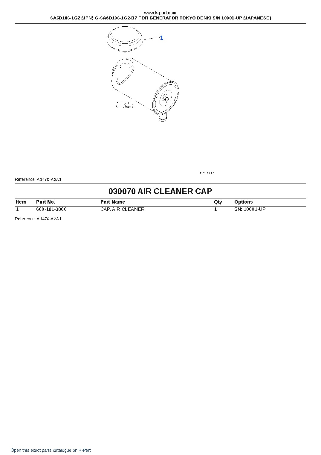 SA6D108-1G2 (JPN) G-SA6D108-1G2-D7 FOR GENERATOR TOKYO DENKI S/N 10001-UP (JAPANESE) – sample page 9 SA6D108-1G2 (JPN) G-SA6D108-1G2-D7 FOR GENERATOR TOKYO DENKI S/N 10001-UP (JAPANESE) – sample page 9