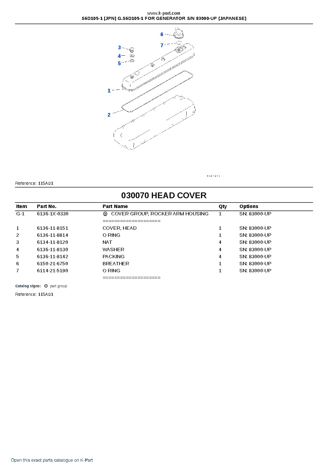 S6D105-1 (JPN) G.S6D105-1 FOR GENERATOR S/N 83000-UP (JAPANESE) – sample page 9 S6D105-1 (JPN) G.S6D105-1 FOR GENERATOR S/N 83000-UP (JAPANESE) – sample page 9