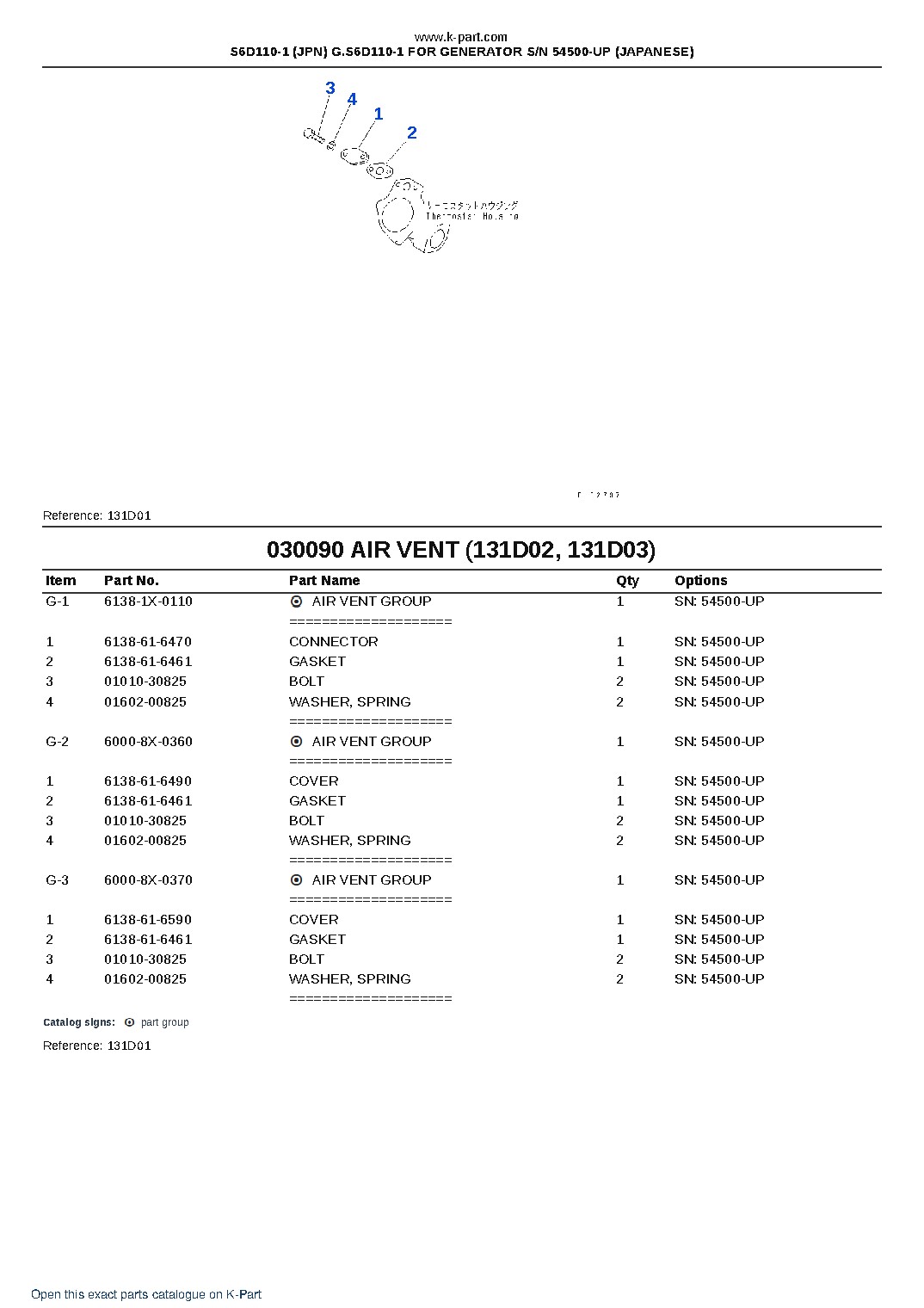 S6D110-1 (JPN) G.S6D110-1 FOR GENERATOR S/N 54500-UP (JAPANESE) – sample page 10 S6D110-1 (JPN) G.S6D110-1 FOR GENERATOR S/N 54500-UP (JAPANESE) – sample page 10
